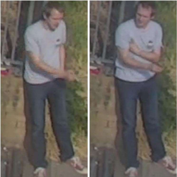 Officers would like to speak to this man. Picture: Kent Police (14616119)