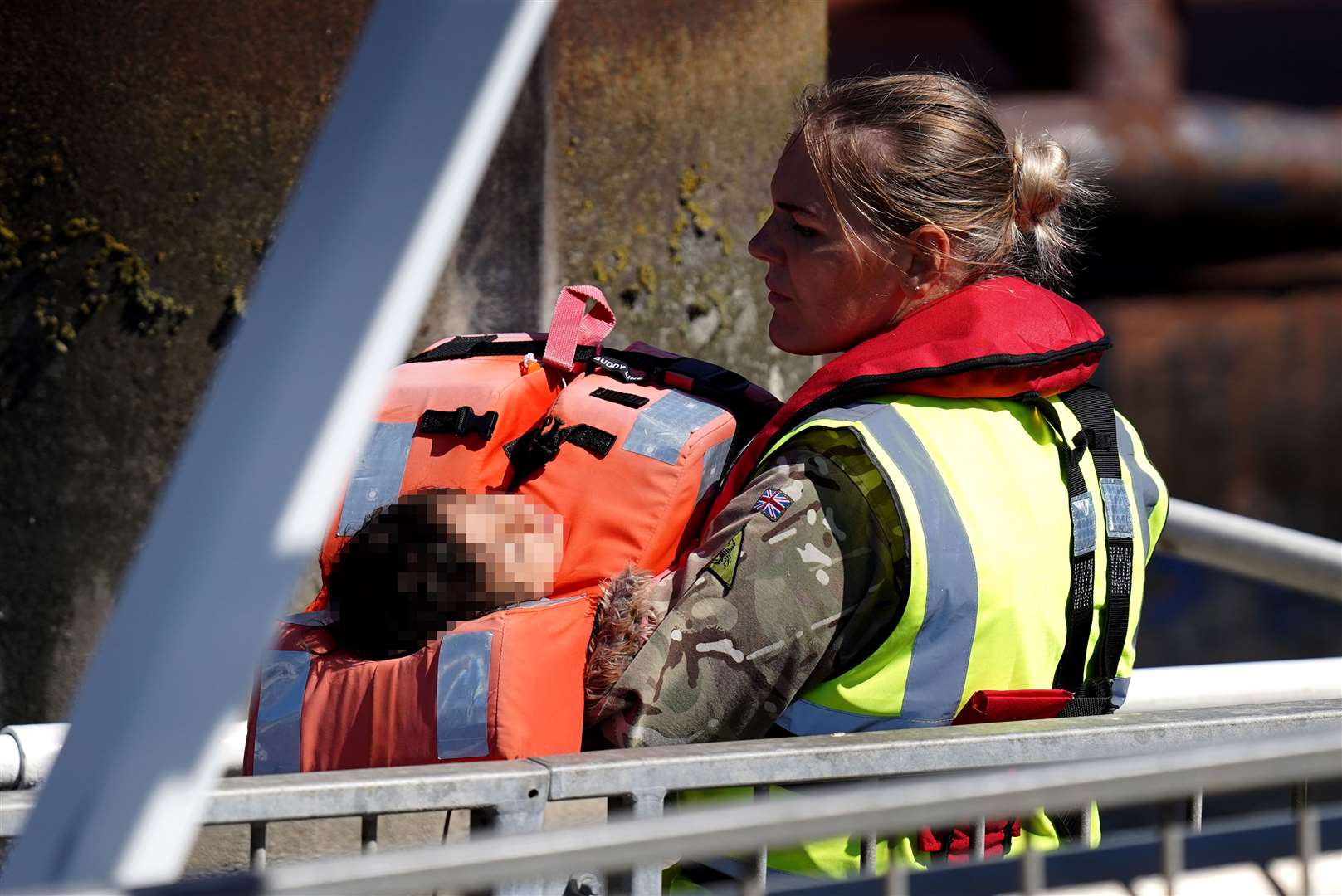 Crossings continued on Tuesday (Gareth Fuller/PA)