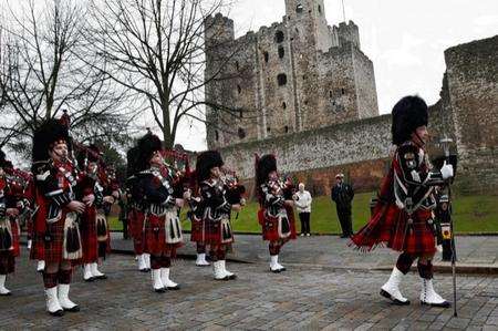 Remembrance Sunday service in Rochester