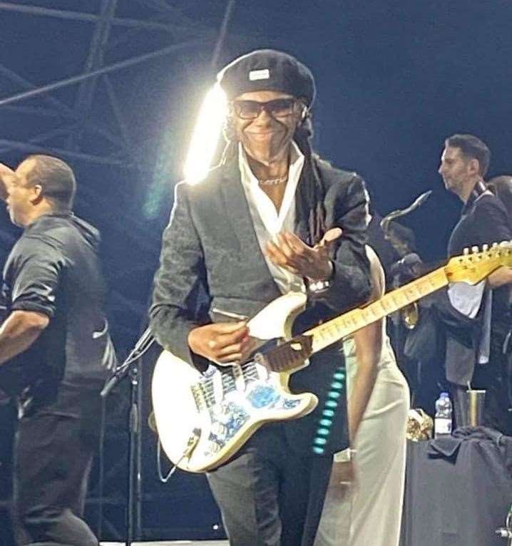 Nile Rodgers performs at Dreamland Picture: Angela Whitton