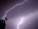 David Kerr captured this picture of the lightning storm over Broadstairs on Wednesday morning.