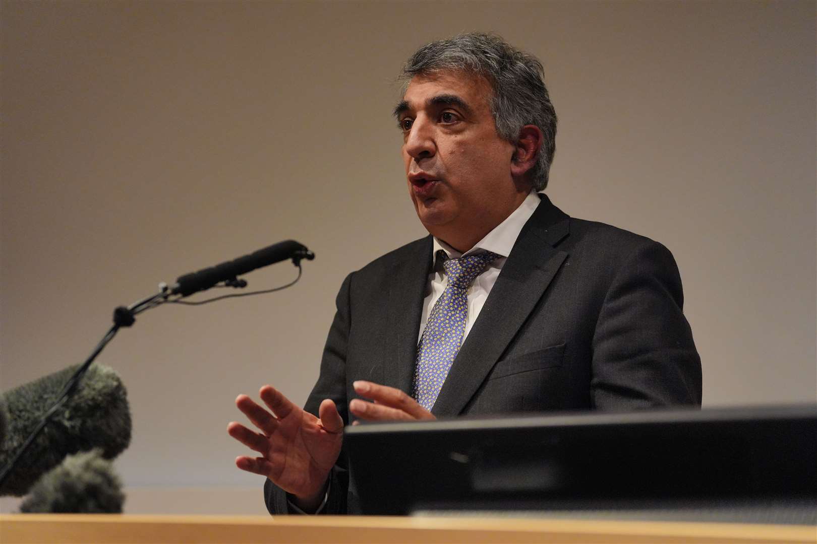 Barrister Mark McDonald was speaking at a press conference at London’s Royal Society of Medicine (Jonathan Brady/PA)