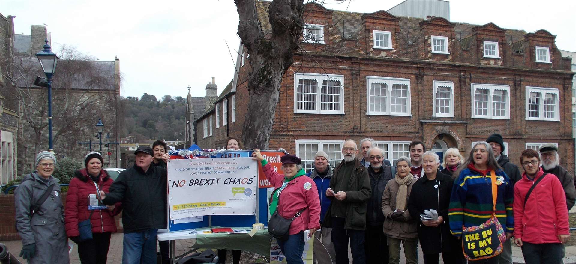 The Brexit street stall at Dover. Picture: EU.Thinking Dover+Deal