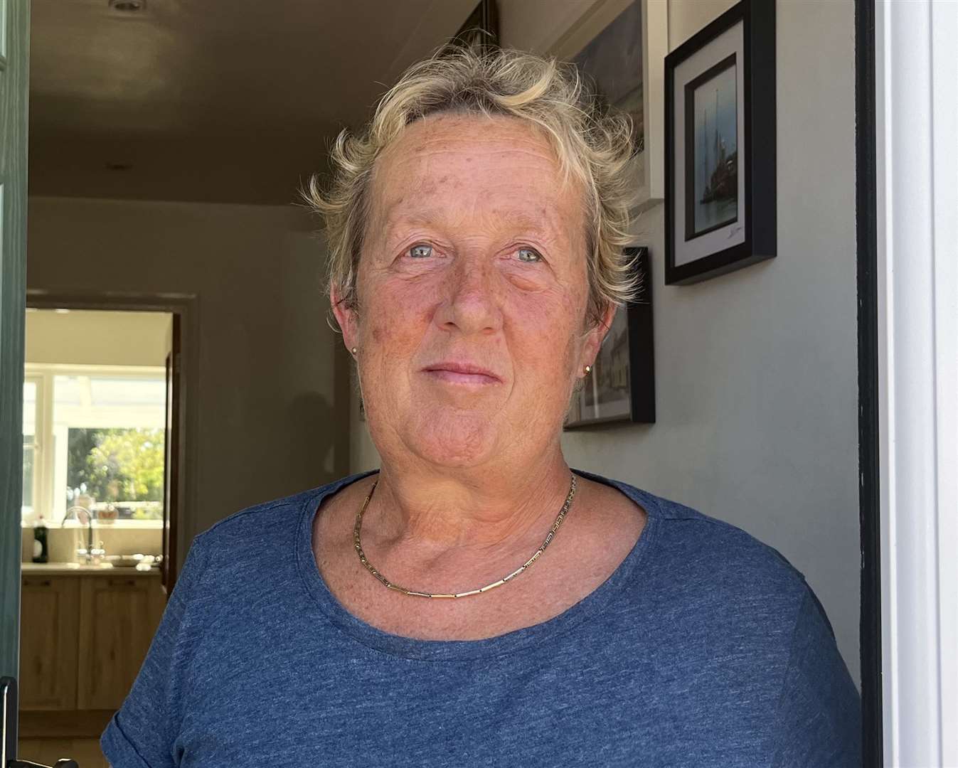 Julie White, 60, says she has been using washing up water to feed her plants amid the issues