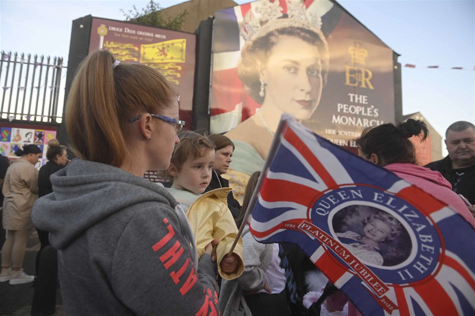 The death has been mourned throughout the UK from London to Belfast (Mark Marlow/PA)