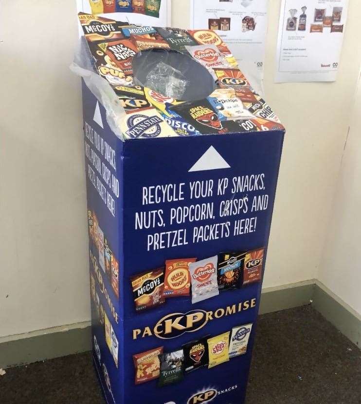 A TerraCycle bin at a local school