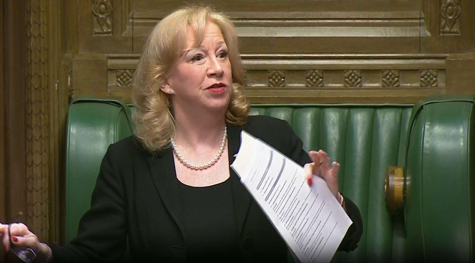 Deputy Speaker Dame Eleanor Laing during Prime Minister’s Questions in the House of Commons (House of Commons/UK Parliament/PA)