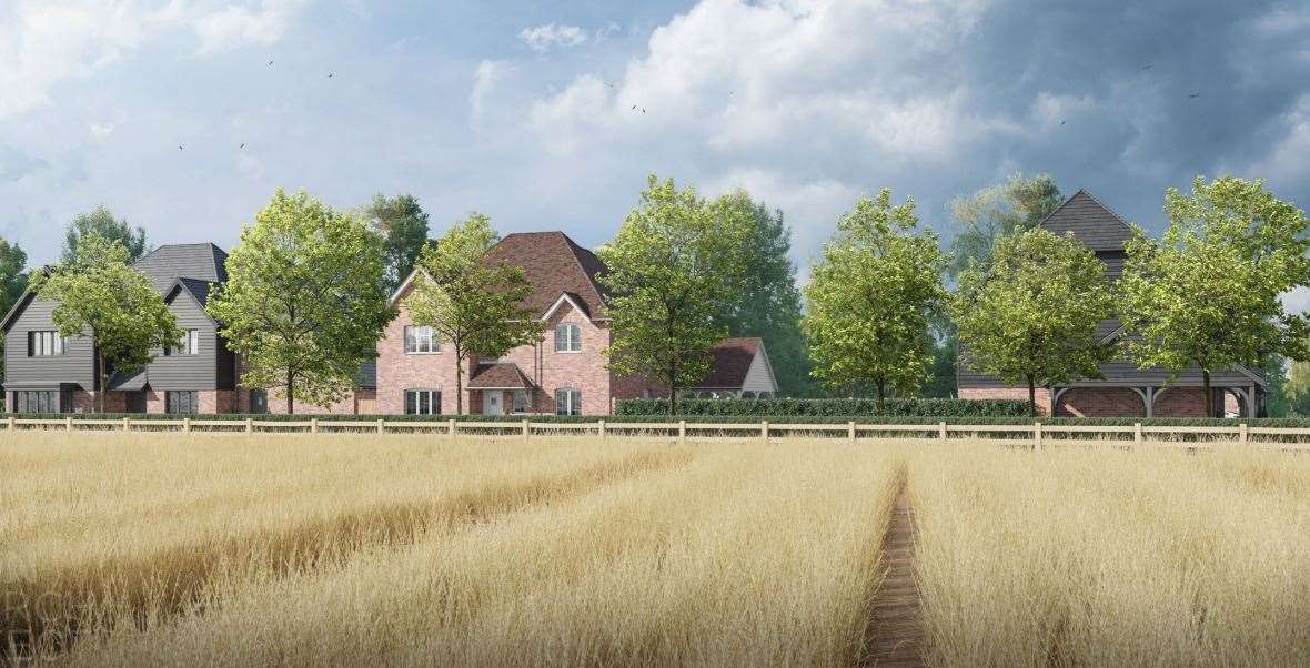 The new-builds will be a mix of two-bed and five-bed houses. Picture: Aile Homes