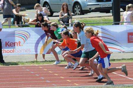 Pictures & Download: Winners at the Kent School Games