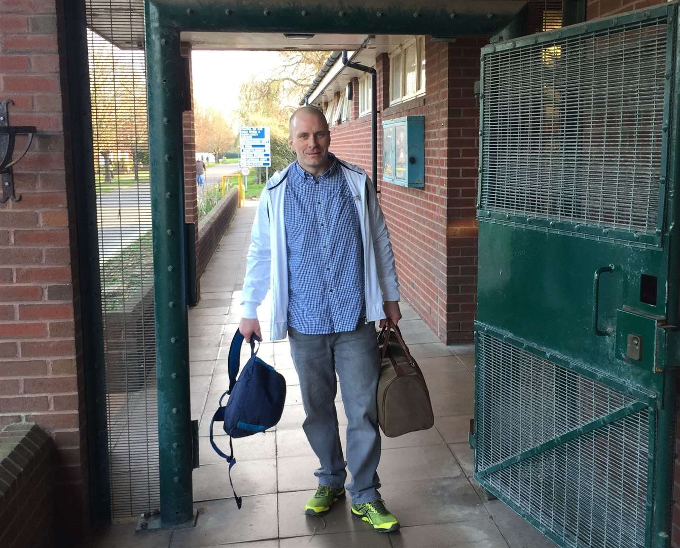 Tony as he left prison in 2018. Picture: Tony Beaumont (46261948)