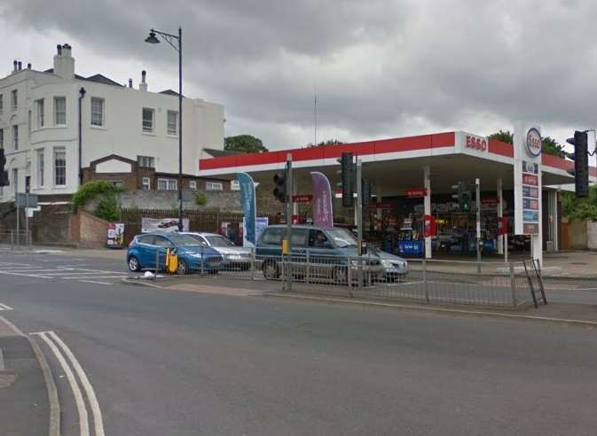 Reports of an assault at the petrol station in Chatham