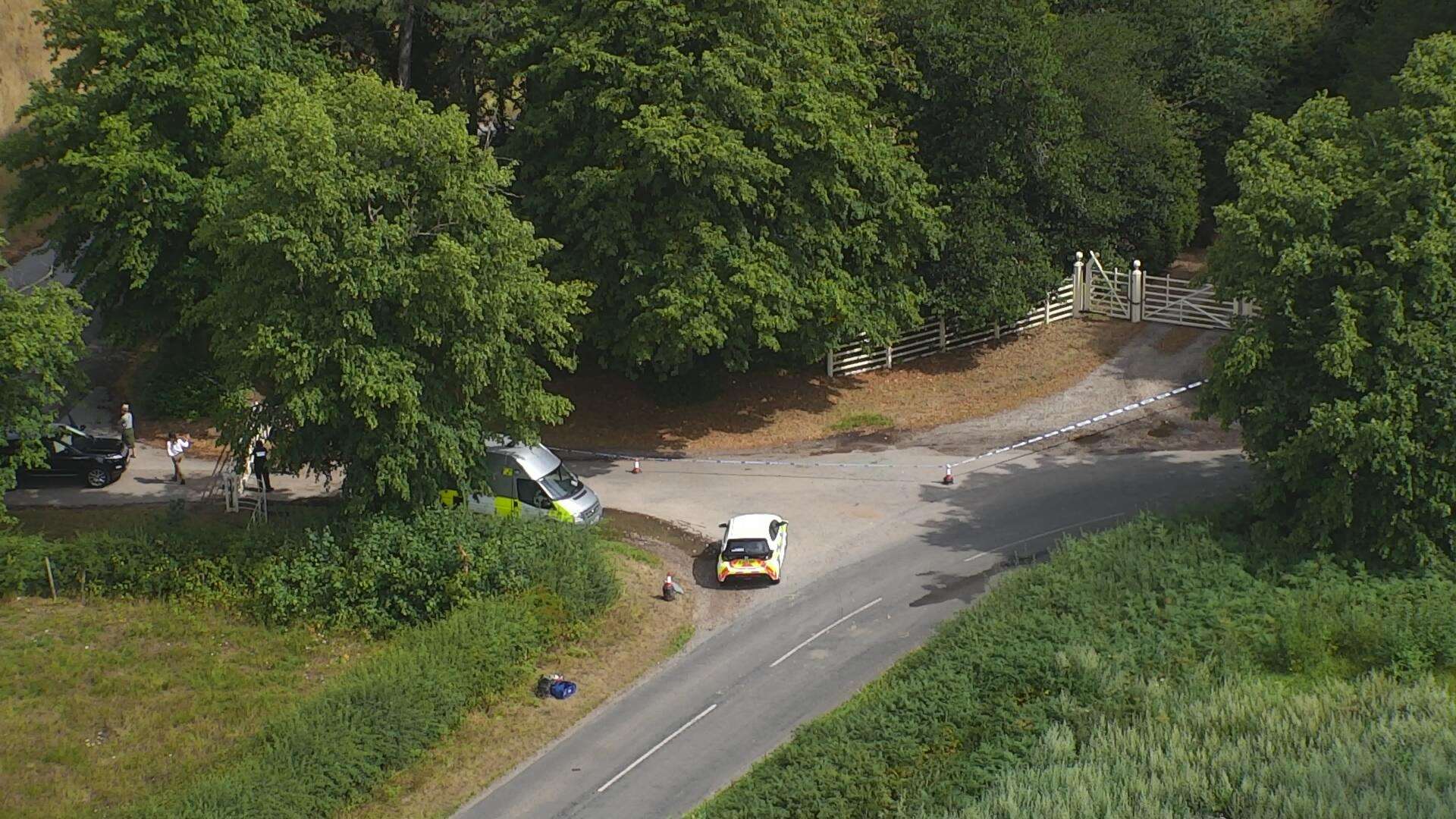 The scene of Henry Thwaites’s murder (Nottinghamshire Police/PA)