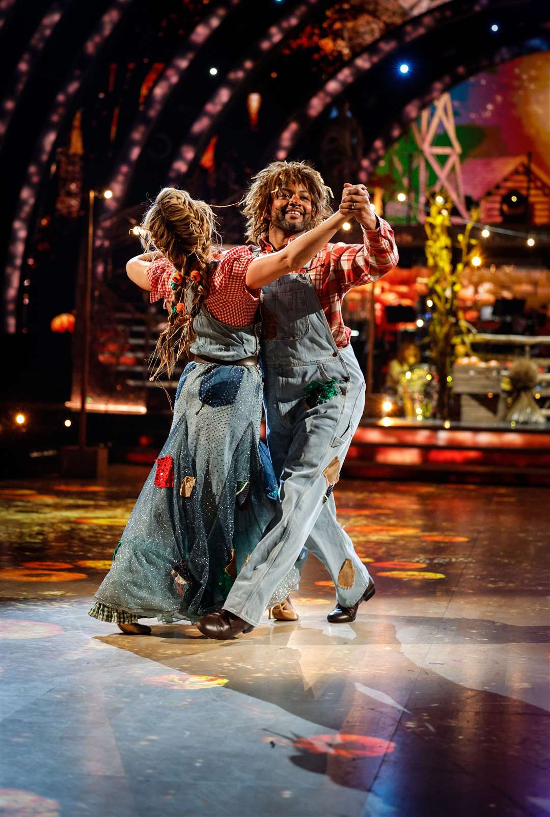 JB Gill and Amy Dowden during a live appearance on Strictly Come Dancing (Guy Levy/BBC/PA)