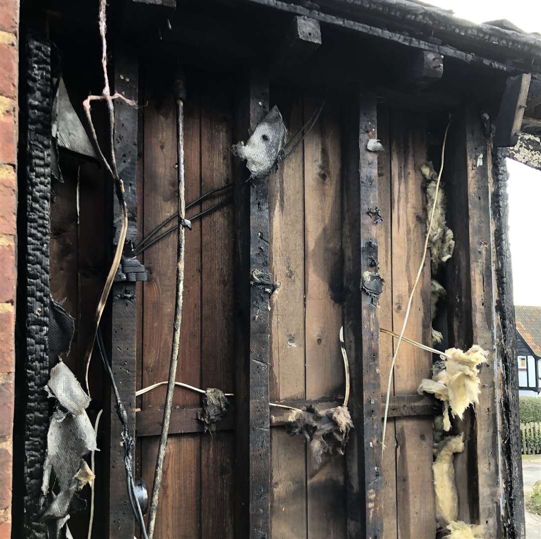 The damage to the property. Picture: Whitstable Nest