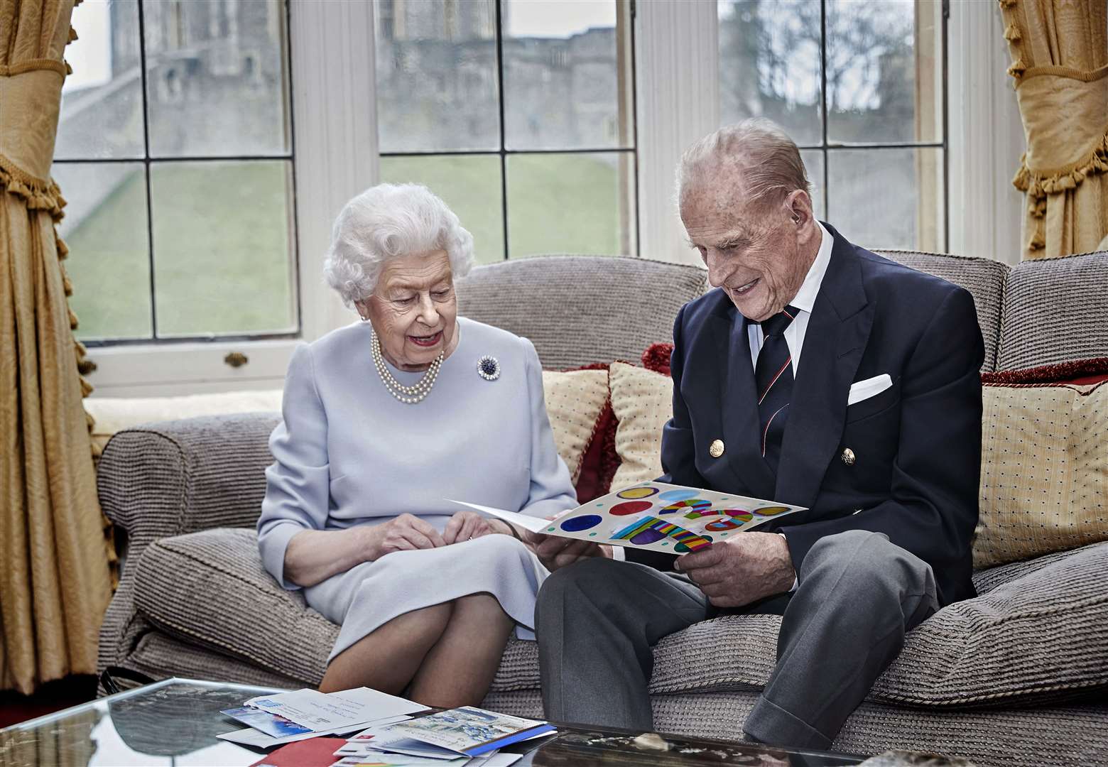 The duke was seen in a photograph in November 2020 alongside the Queen, released to mark their 73rd wedding anniversary (Chris Jackson/Buckingham Palace/PA)