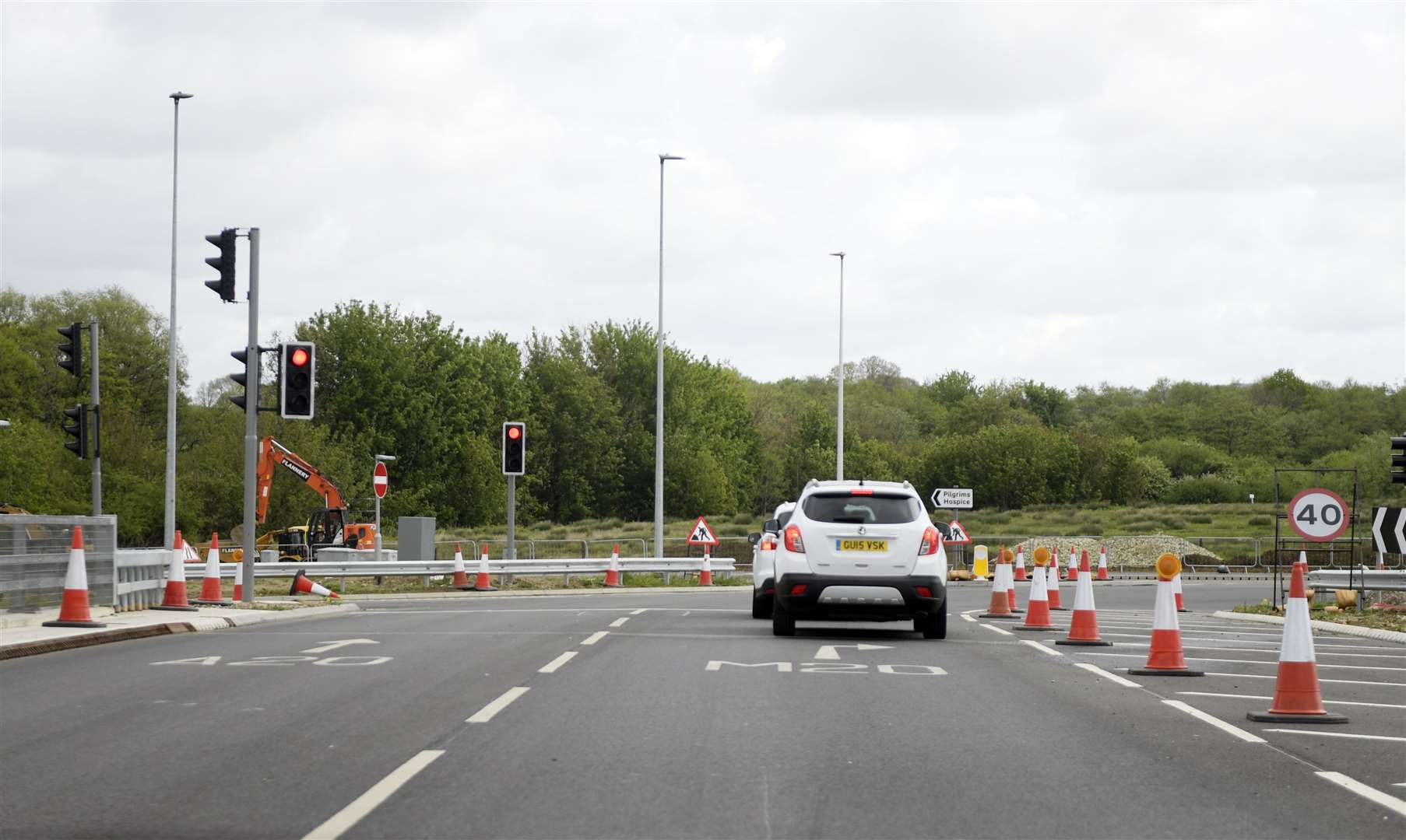 The lights were installed in April. Picture: Barry Goodwin