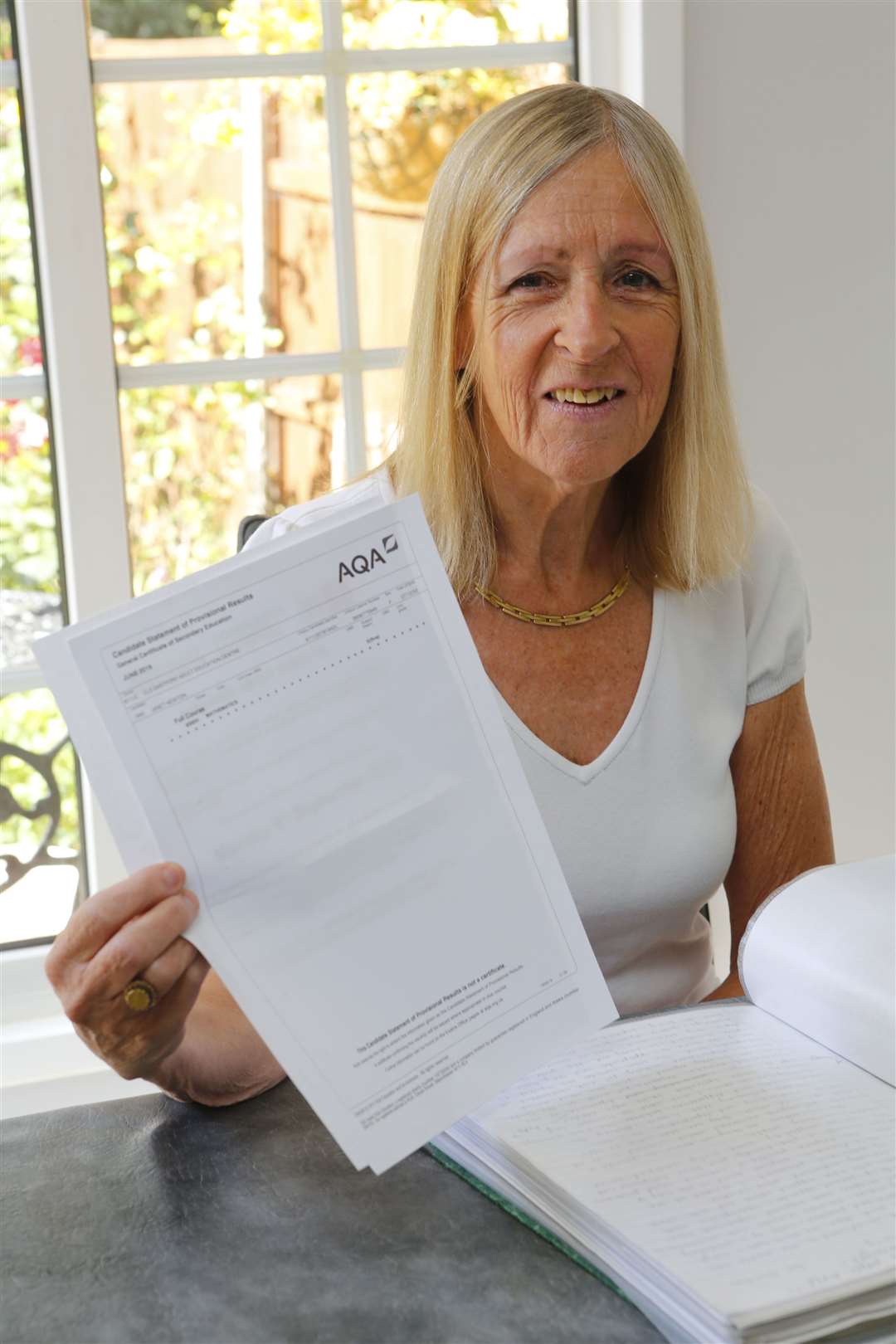 Jan Newton, 66, who got her GCSE maths last month.Picture: Andy Jones. (16610588)