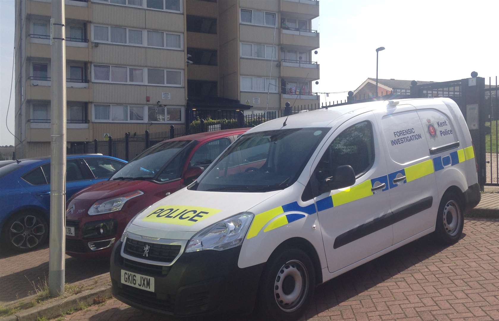 James O'Rourke's body was found at the block of flats