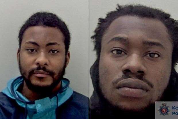 Grant Odejeh (right) and Elias Spencer have been jailed