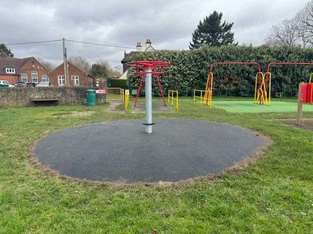 New equipment was installed at the play area at the start of the year. Picture: Crockenhill Parish Council