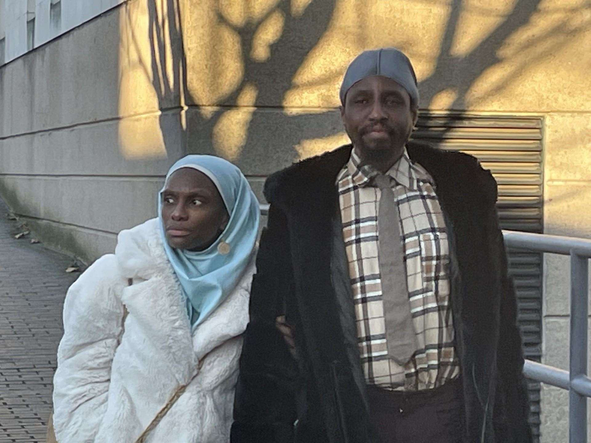 Tai (right) and Naiyahmi Yasharahyalah leaving court last week (Matthew Cooper/PA)