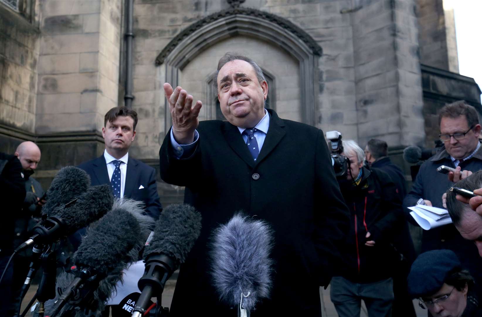 Former first minister Alex Salmond successfully challenged the way the Scottish Government dealt with complaints against him (Jane Barlow/PA)