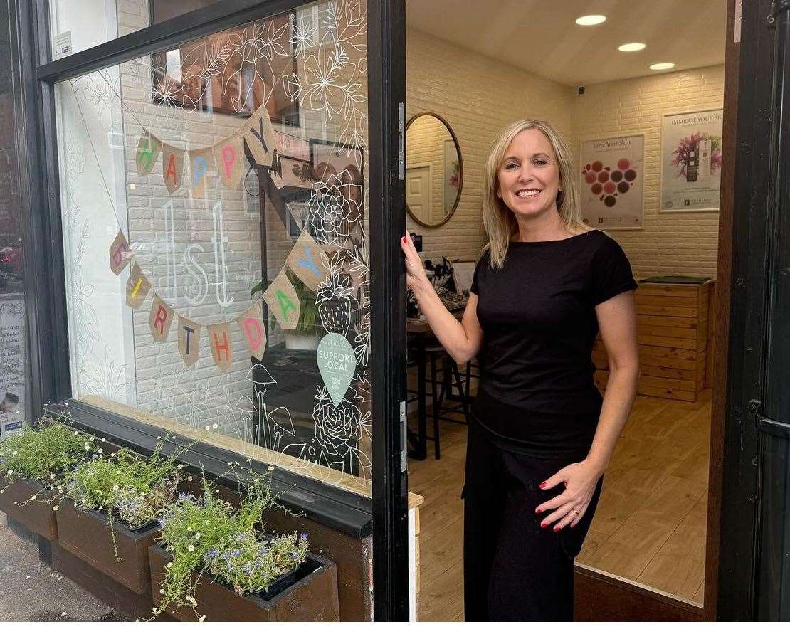 Karen Sochon who owns Karen Alexandra Beauty and Well-Being in Tonbridge