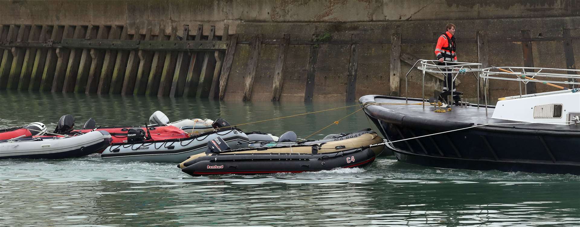 Many make the crossing in small boats (Gareth Fuller/PA)