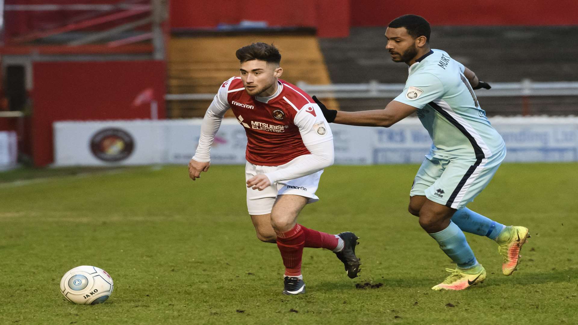 Sean Shields came off the bench at half-time Picture: Andy Payton