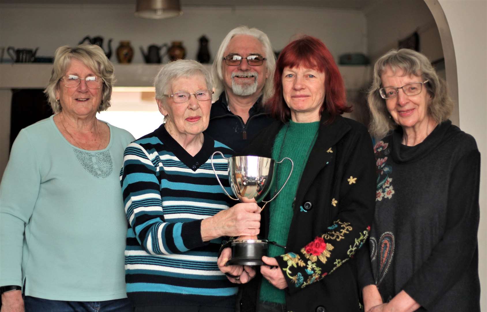 Former carnival organisers Carol Simmons and Carol Sims, with new treasurer Chris Stone, chair Belinda Murray and secretary Jane Bowell. Picture: Chris Stone