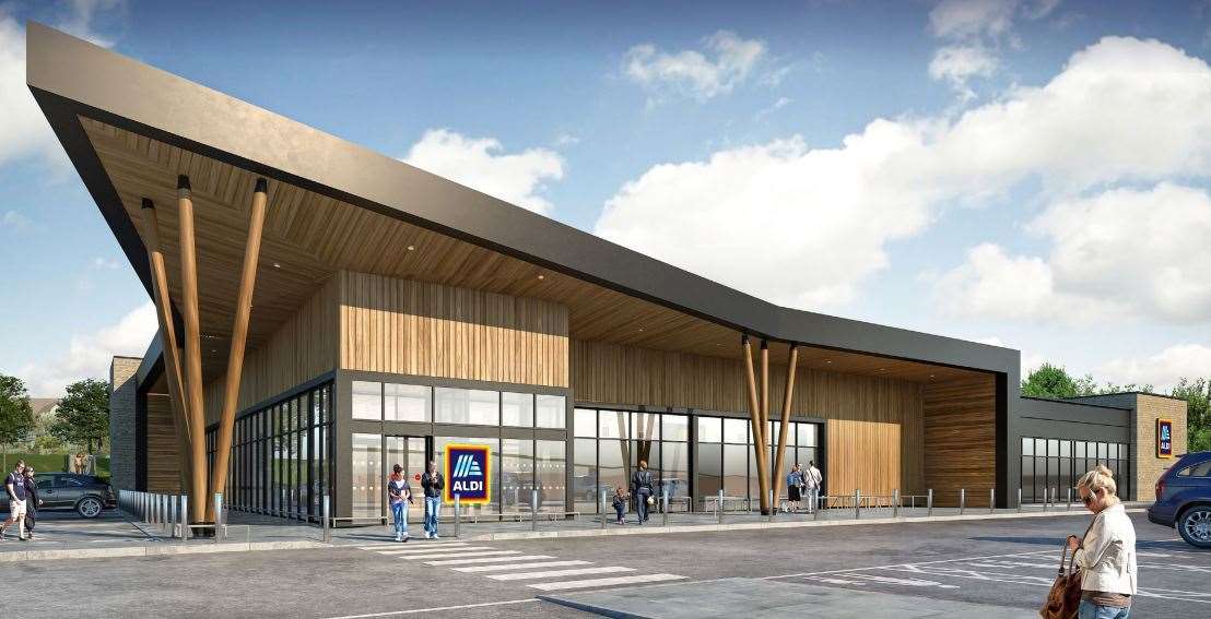 How the new Aldi store will look