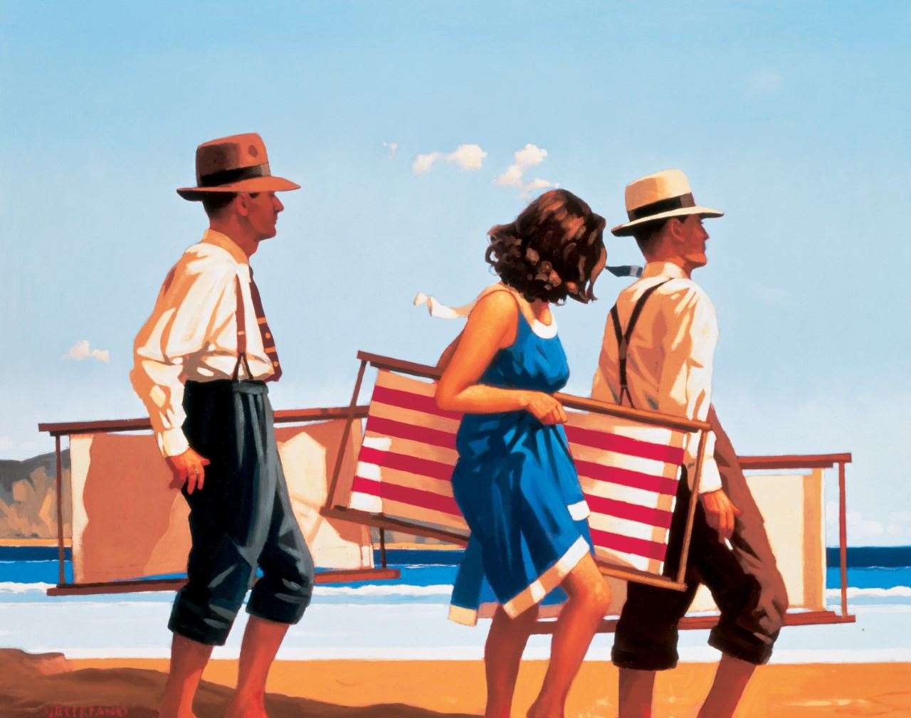 Sweet Bird will be among the paintings on show (Jack Vettriano/PA)