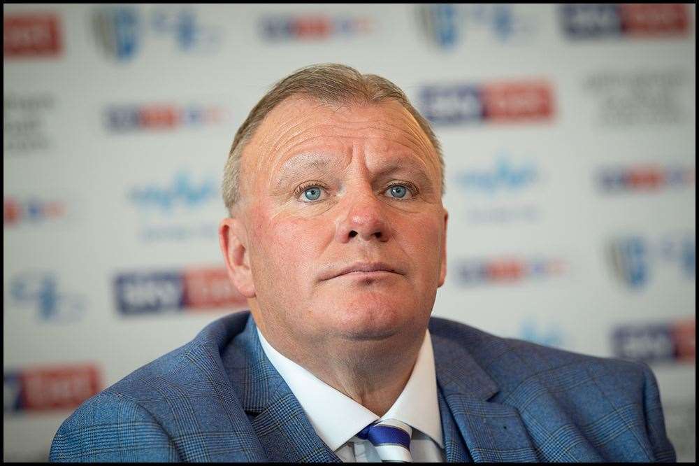 Gillingham manager Steve Evans Picture: Ady Kerry (12483459)