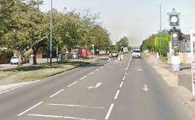 A20 Ashford Road in Bearsted is partly closed for three days for pipe repair works. Picture: Google Street View