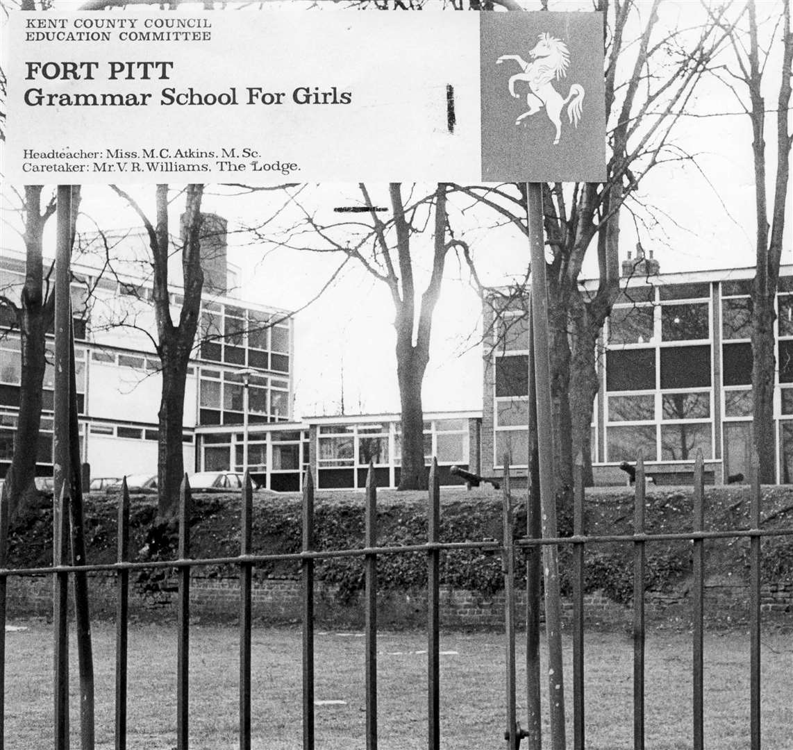 Fort Pitt Grammar School for Girls pictured in February 1987