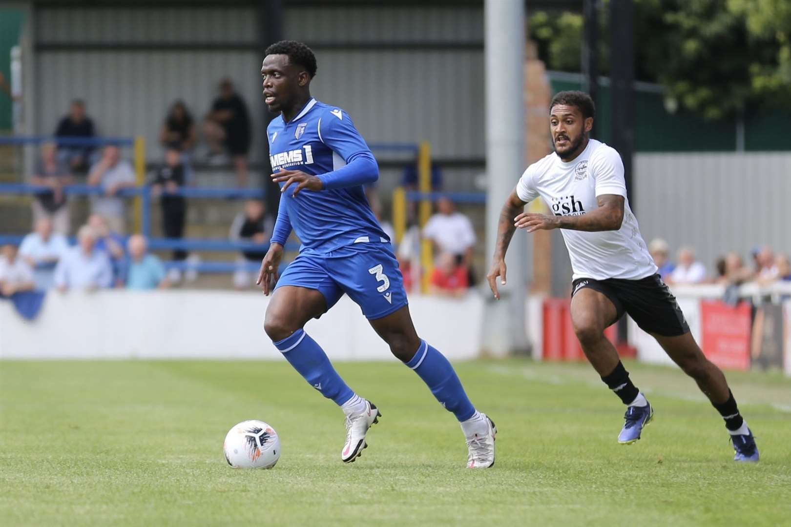 Action between Dover and Gillingham at Crabble Picture: KPI (57861864)