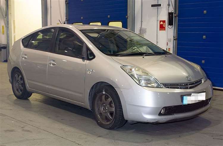 Uran Nabiev’s Toyota Prius. Picture: (Crown Prosecution Service/PA)