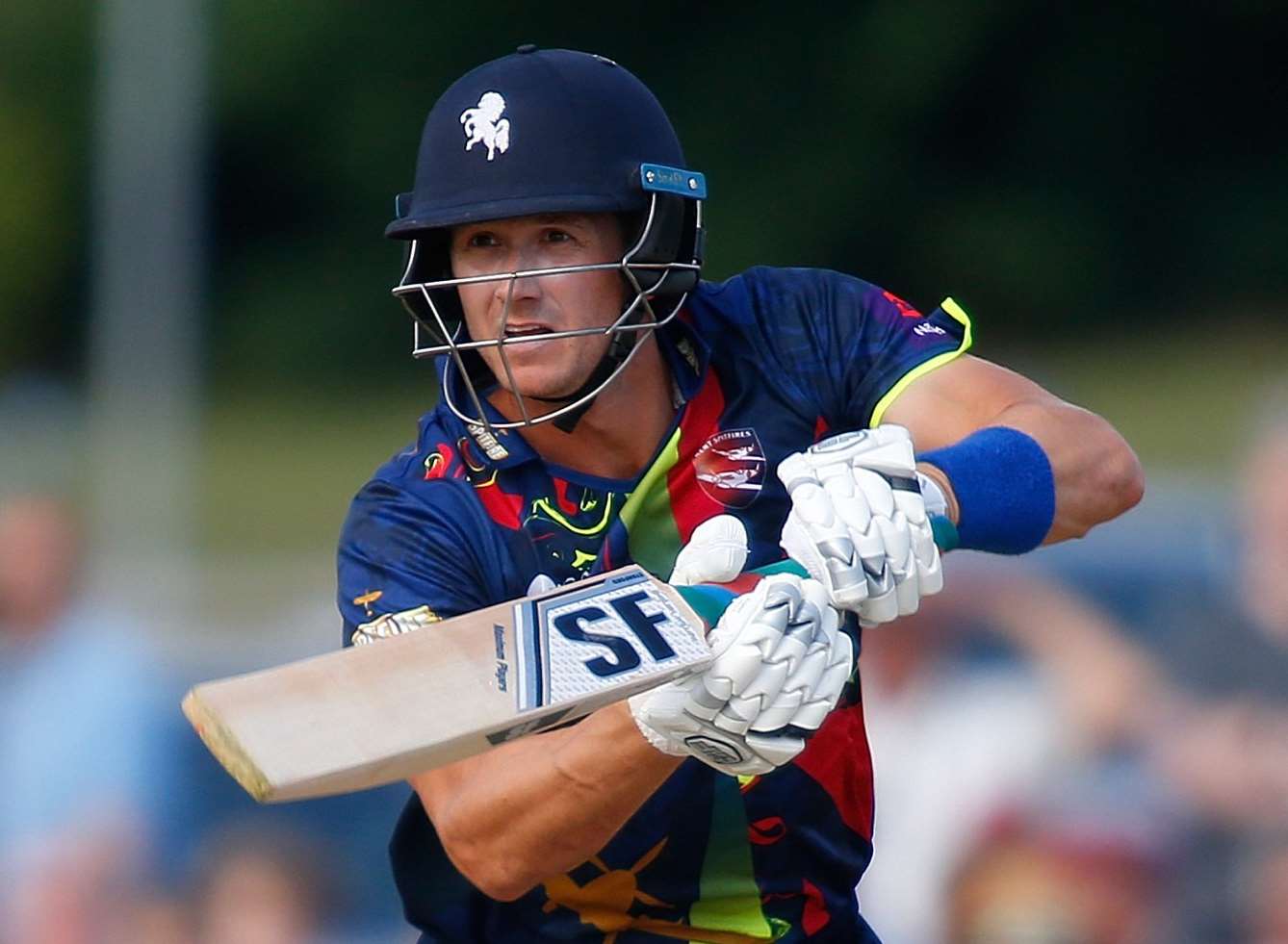 Joe Denly was in great touch at the start of the Kent innings. Picture: Andy Jones