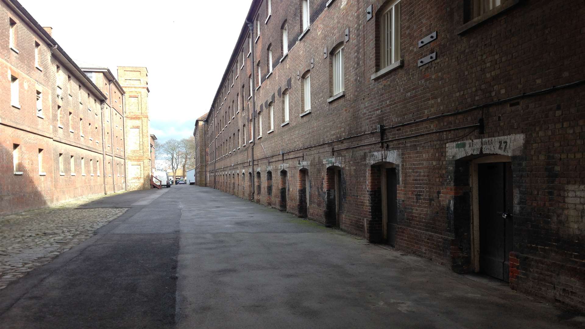 One of Chatham Historic Dockyard's filming spots for Call the Midwife