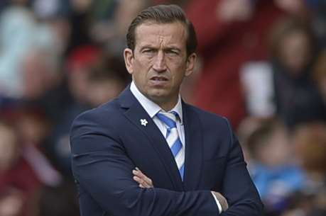 Justin Edinburgh looks on at Bramall Lane Picture: Barry Goodwin