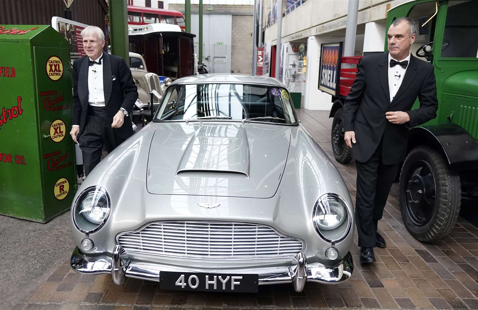 Bond’s silver birch Aston Martin plays a key role in No Time To Die (Andrew Matthews/PA)