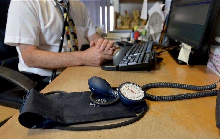 GP surgeries are facing a backlog following disruption caused by a worldwide IT outage. Stock image