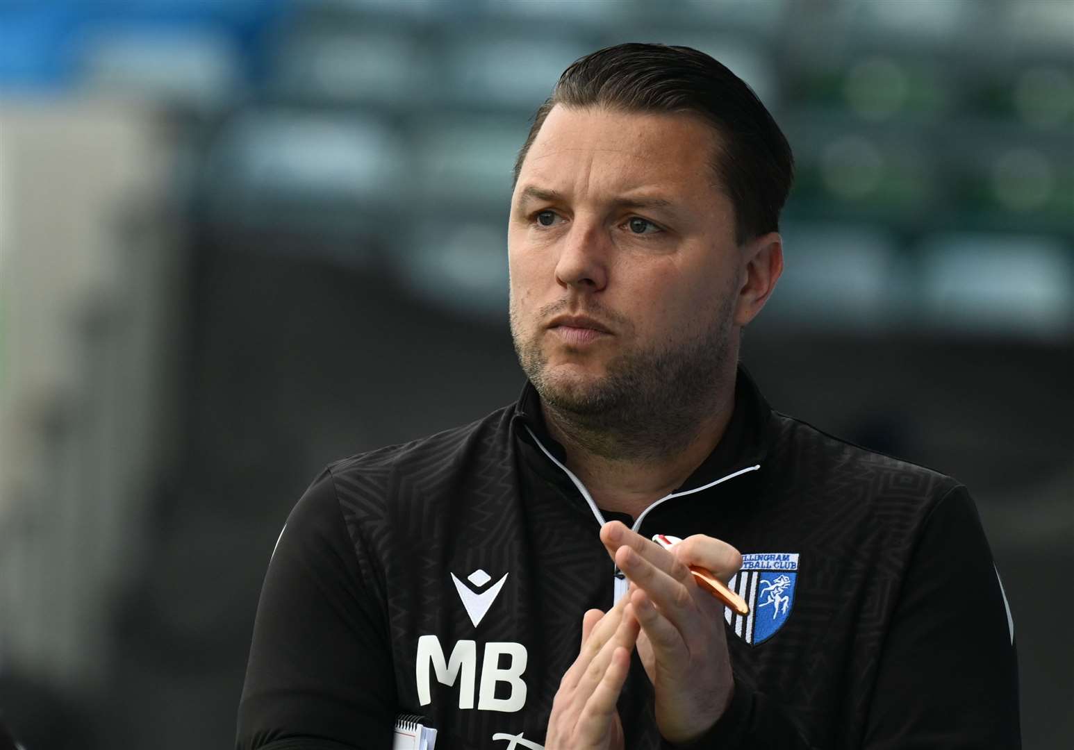 Gillingham manager Mark Bonner was pleased with his side’s first match of pre-season Picture: Barry Goodwin