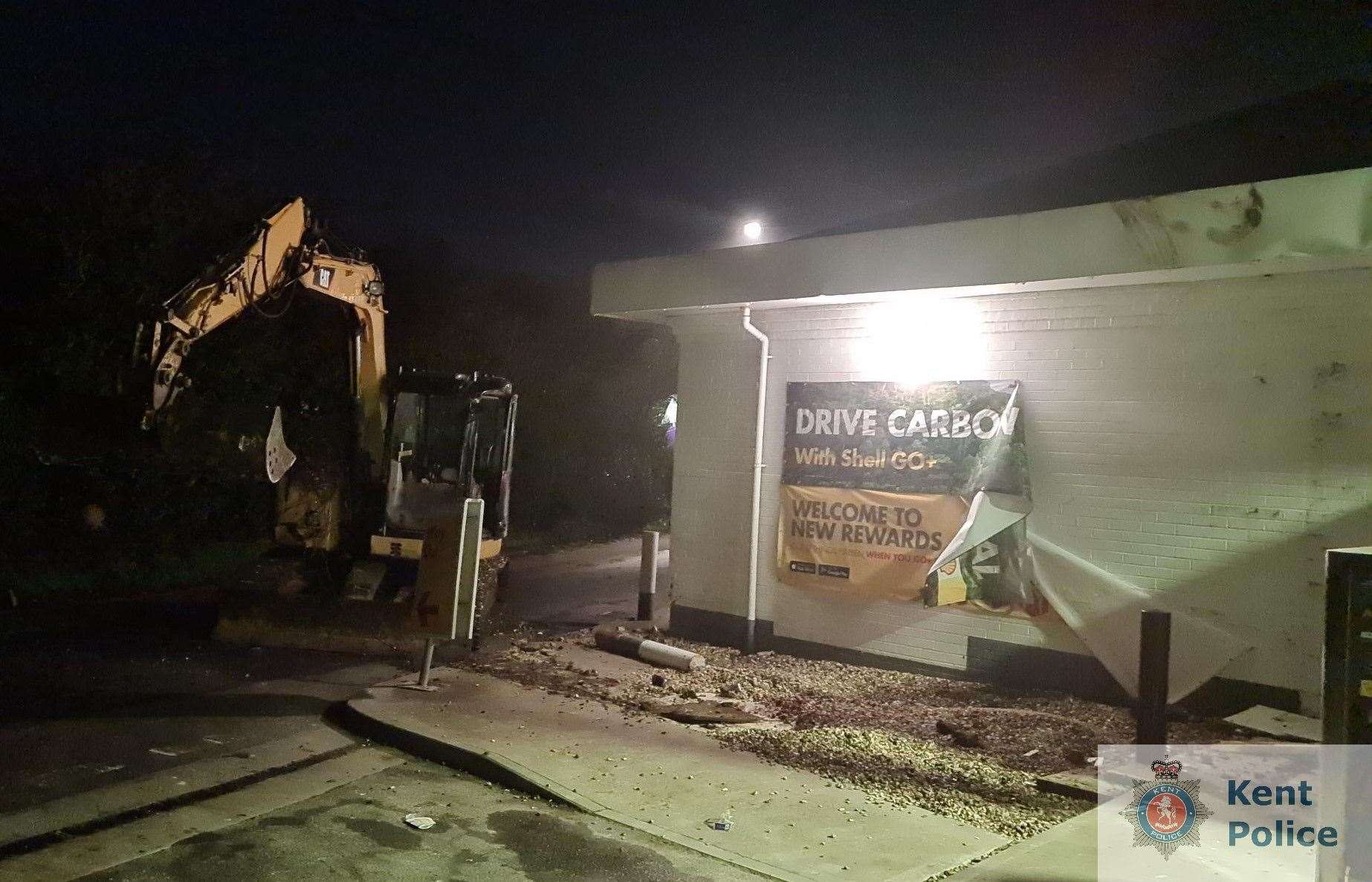 The ATM was taken the Shell Lychgate garage March 1. Picture: Kent Police