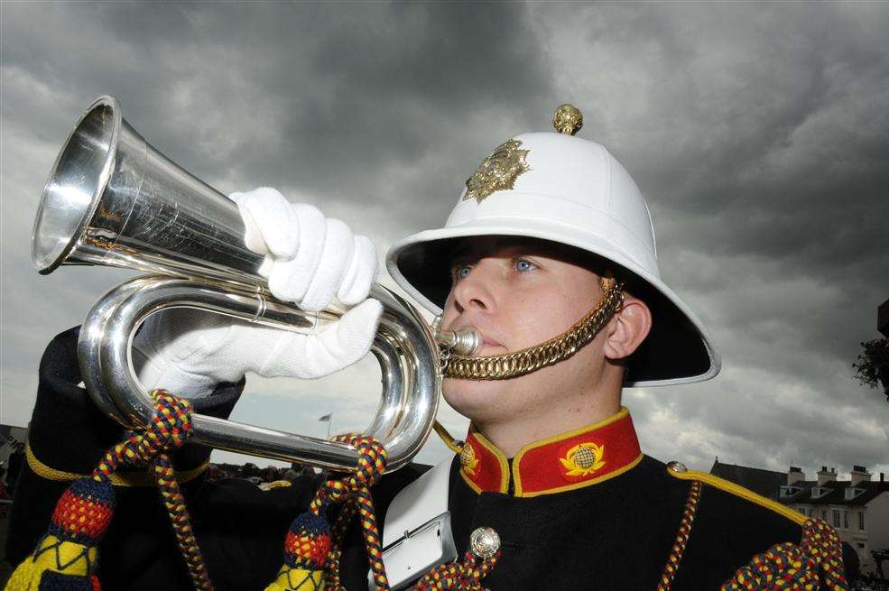 Bugler Callum Gordon