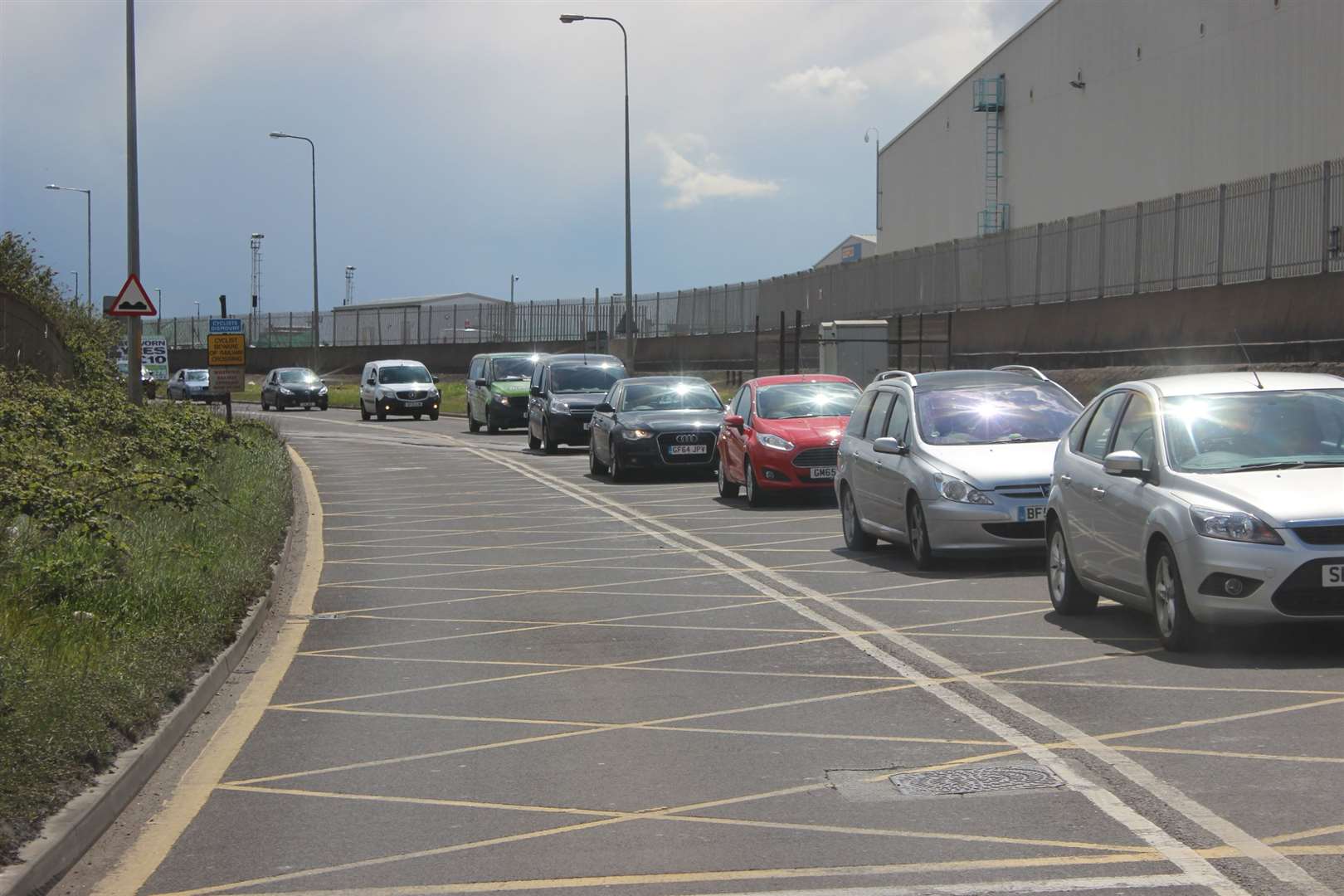 Traffic at Brielle Way, Blue Town, Sheerness