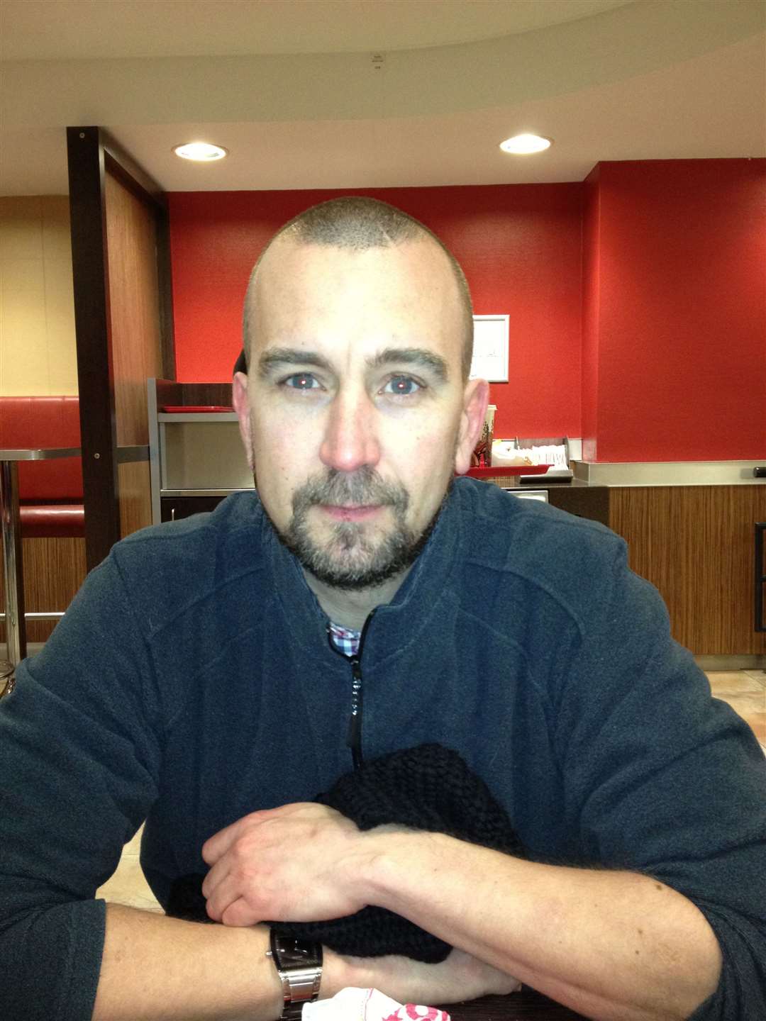 Family handout photo of David Haines, at his parents’ home in Ayr, Scotland, in 2012 (Family handout/PA)