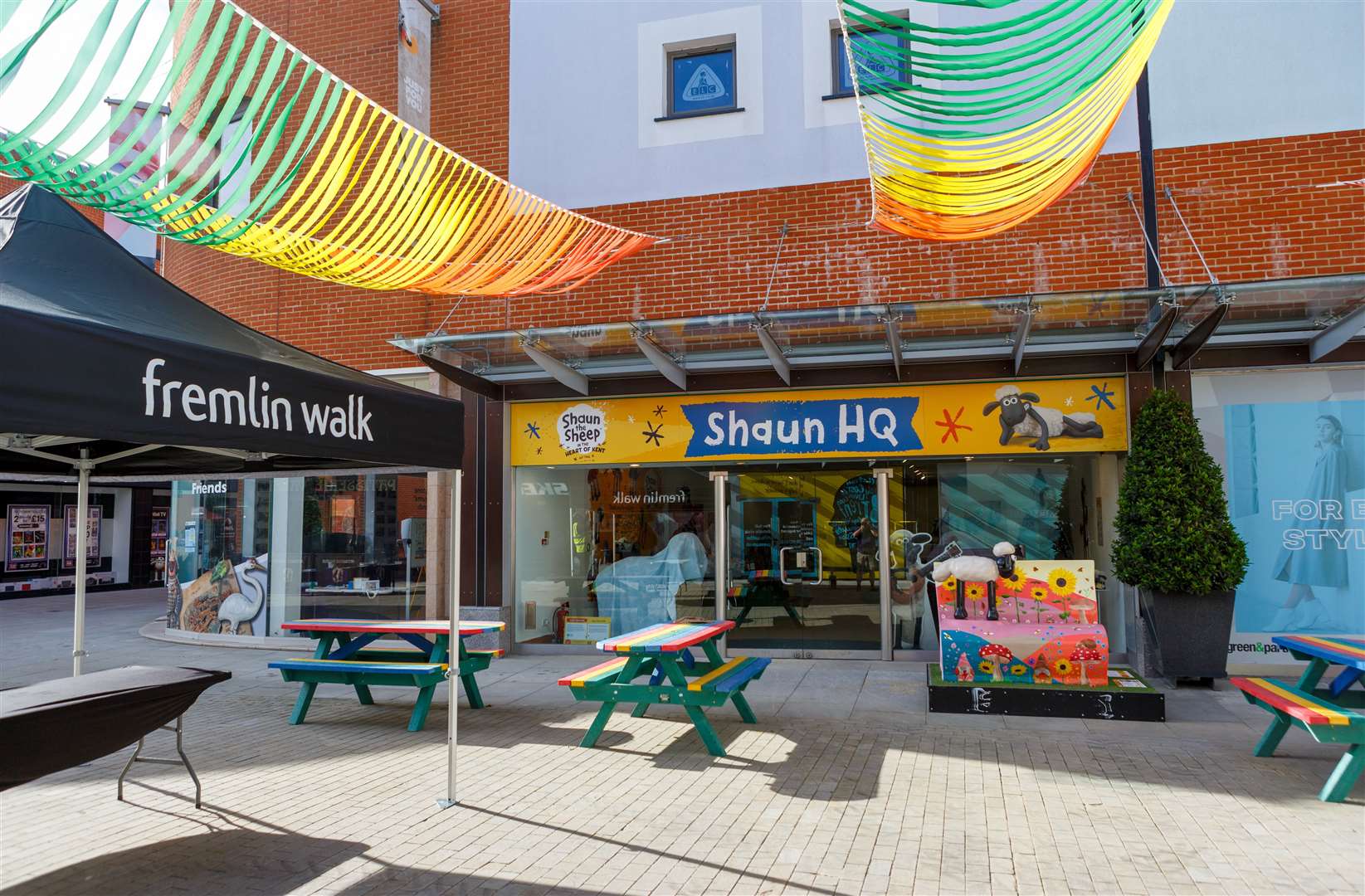 Shaun the Sheep HQ has been set up in Fremlin Walk and is open to visitors. Picture: Steve James Photography