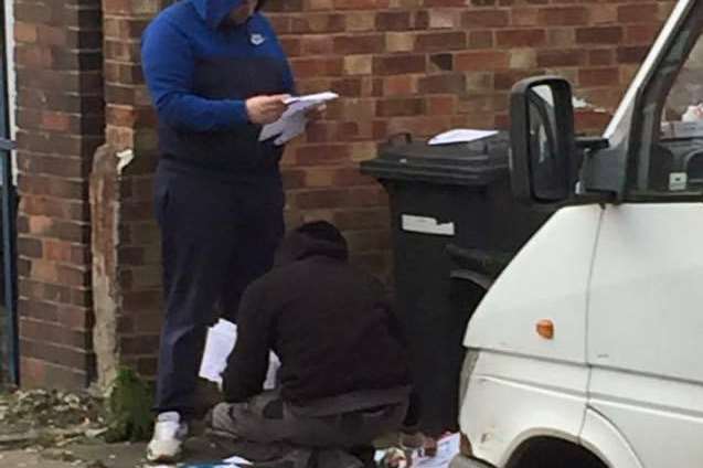 Residents are advised to shred any documents before putting them in the bin.