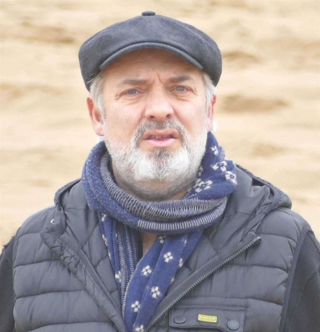 Sam Mendes - pictured on Margate beach - is the writer and director of Empire of Light Pic: Frank Leppard